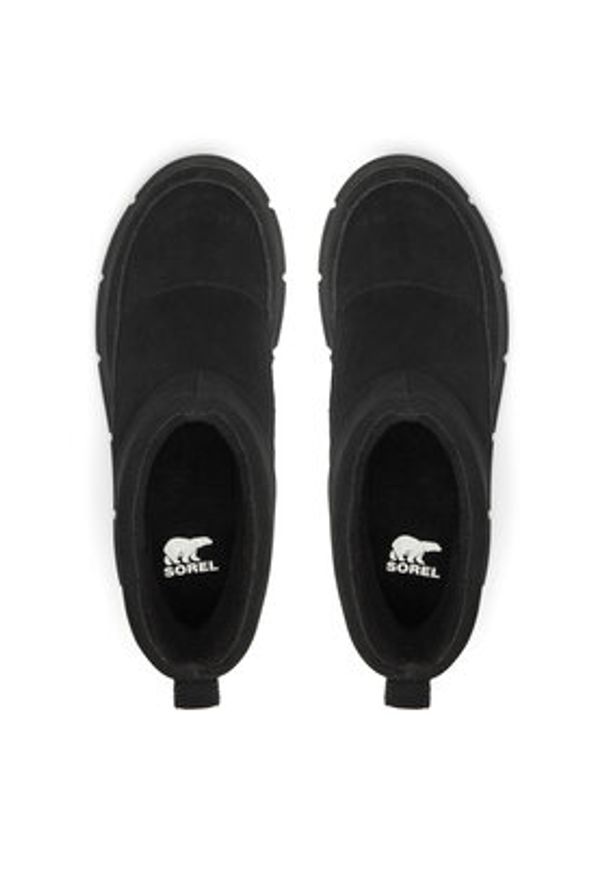sorel - Sorel Śniegowce Explorer™ III Slip-On Wp 2077971010 Czarny. Zapięcie: bez zapięcia. Kolor: czarny. Materiał: skóra, zamsz