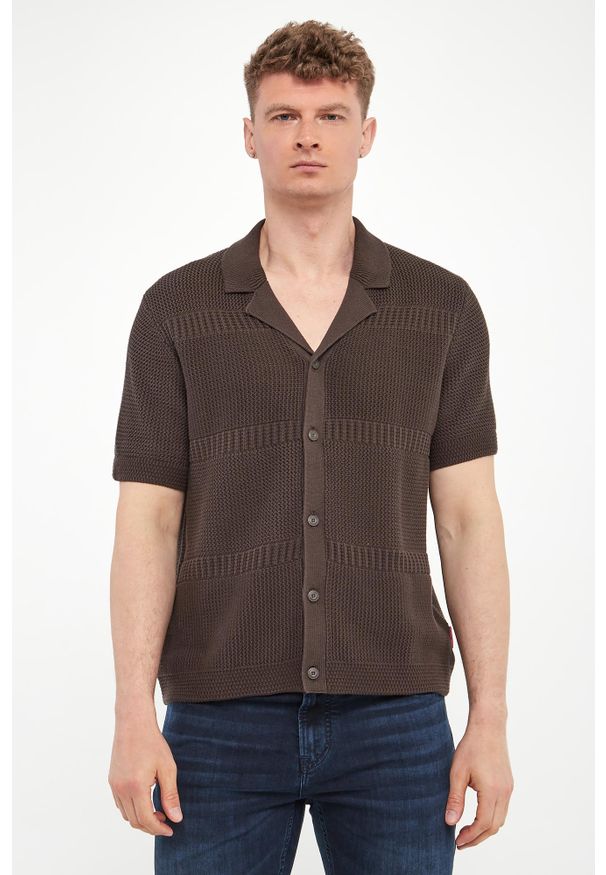 JOOP! Jeans - Polo męskie zapinane Ilkor JOOP! JEANS. Typ kołnierza: polo