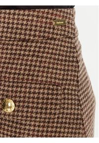 Barbour Spódnica mini Sophia LSK0130MI11 Brązowy Regular Fit. Kolor: brązowy. Materiał: bawełna #5