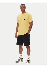 DC Shoes Szorty materiałowe Worker Relaxed ADYWS03087 Czarny Regular Fit. Kolor: czarny. Materiał: bawełna