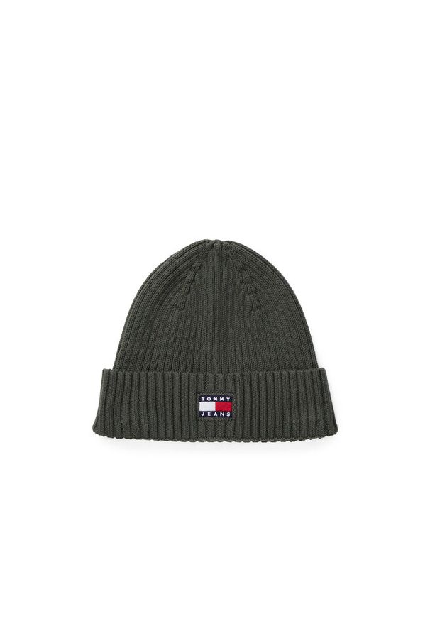 Czapka Tommy Jeans. Kolor: zielony
