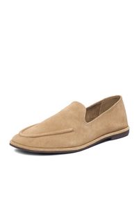 Gino Rossi - GINO ROSSI Lordsy EO-V2031-1-1 Beżowy. Kolor: beżowy. Materiał: skóra, zamsz #6