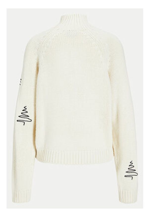 JJXX Golf Hollie 12266675 Écru Regular Fit. Typ kołnierza: golf. Materiał: syntetyk