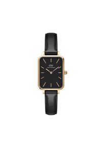 Daniel Wellington Zegarek Quadro Pressed DW00100560 Czarny. Kolor: czarny