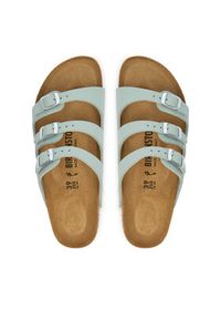 Birkenstock Klapki Florida 1032055 Zielony. Kolor: zielony. Materiał: skóra #6
