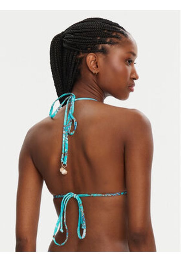 Seafolly Góra od bikini La Mer 31412-214 Turkusowy. Kolor: turkusowy. Materiał: syntetyk