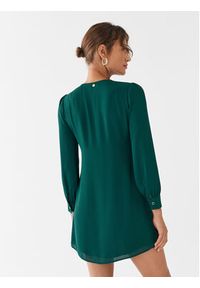 Liu Jo Sukienka codzienna MF3322 T0414 Zielony Regular Fit. Okazja: na co dzień. Kolor: zielony. Materiał: syntetyk. Typ sukienki: proste. Styl: casual #5