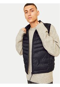 Jack & Jones - Jack&Jones Kamizelka Sprint 12258457 Czarny Regular Fit. Kolor: czarny. Materiał: syntetyk