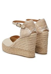 Castañer Espadryle Carol/8ED/001 20975-203 Beżowy. Kolor: beżowy. Materiał: materiał