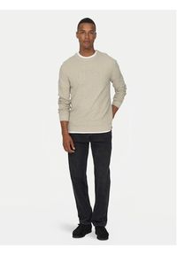 Only & Sons Sweter 22026559 Beżowy Regular Fit. Kolor: beżowy. Materiał: bawełna #2