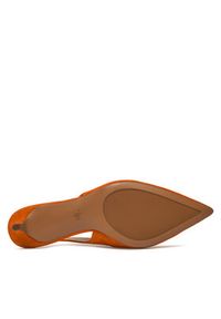 Lauren Ralph Lauren - LAUREN RALPH LAUREN Sandały Lolah II 802959263003 Pomarańczowy. Kolor: pomarańczowy. Materiał: zamsz, skóra