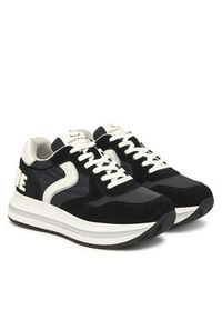 Voile Blanche Sneakersy Merry Sport. 2018825-06 Czarny. Kolor: czarny. Materiał: zamsz, skóra #5