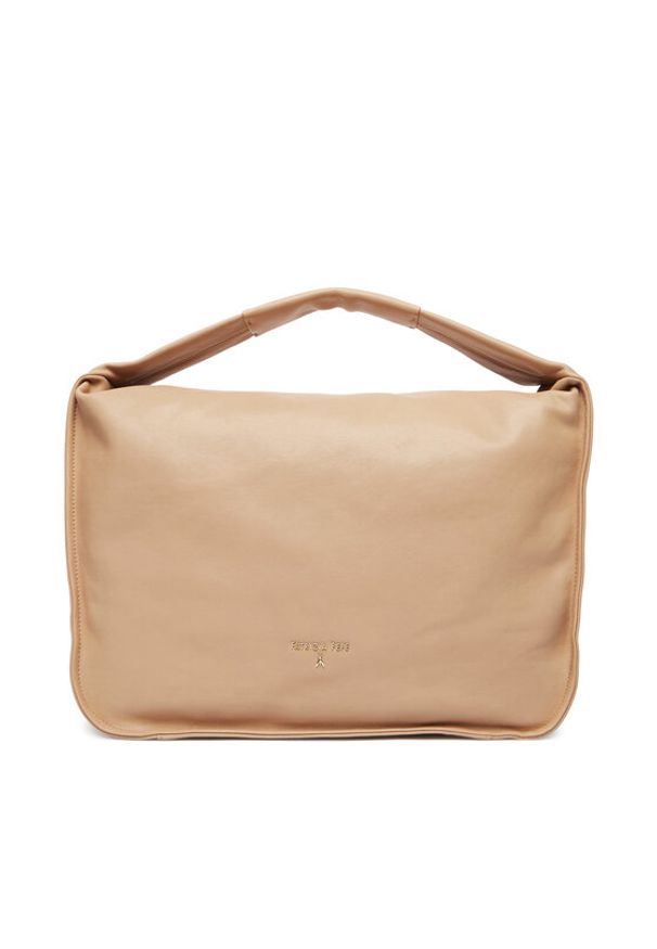 Patrizia Pepe Torebka 8B0315/L177-R874 Beżowy. Kolor: beżowy. Materiał: skórzane