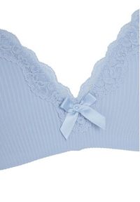 Hunkemöller Biustonosz bezfiszbinowy Lola 301081 Błękitny. Kolor: niebieski. Materiał: syntetyk #5