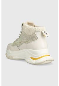 GOE sneakersy skórzane kolor biały MM2N4016.WHITE. Nosek buta: okrągły. Zapięcie: sznurówki. Kolor: biały. Materiał: skóra. Szerokość cholewki: normalna. Obcas: na platformie #2