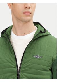 Aeronautica Militare Kurtka przejściowa 251AF498F559 Zielony Regular Fit. Kolor: zielony. Materiał: syntetyk #6