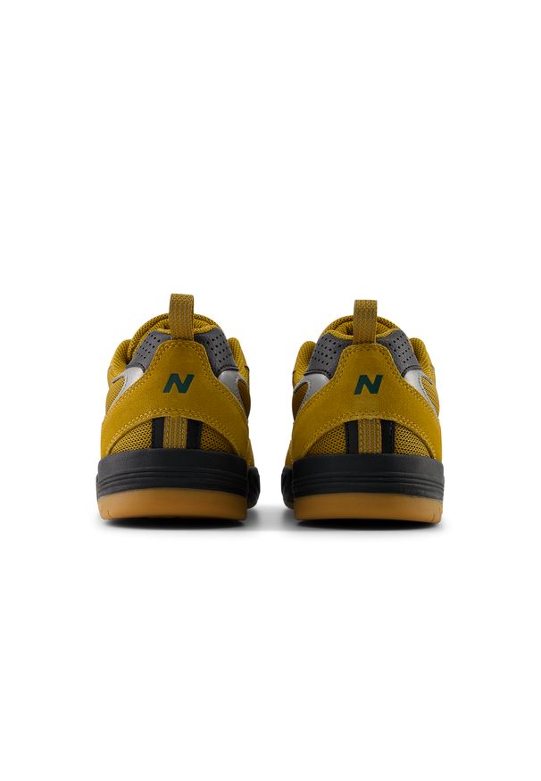 Buty męskie New Balance Numeric UN808BNB – brązowe. Kolor: brązowy. Materiał: materiał, zamsz, syntetyk, guma, skóra. Szerokość cholewki: normalna. Sport: skateboard