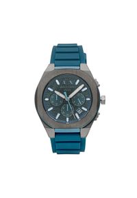 Armani Exchange Zegarek Sync AX4291 Granatowy. Kolor: niebieski. Materiał: syntetyk #1