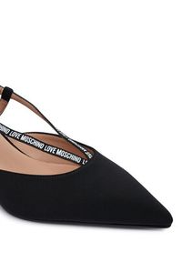 Love Moschino - LOVE MOSCHINO Czółenka JA10516G0OIM0000 Czarny. Kolor: czarny. Materiał: materiał #5