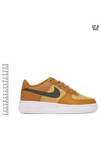 Nike Sneakersy Air Force 1 (GS) CT3839 700 Brązowy. Kolor: brązowy. Materiał: skóra. Model: Nike Air Force #7