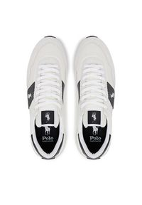 Polo Ralph Lauren Sneakersy 809968176001 Beżowy. Kolor: beżowy. Materiał: zamsz, skóra
