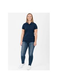 Polo Jako Polo Doubletex. Typ kołnierza: polo. Kolor: niebieski. Sport: piłka nożna #2