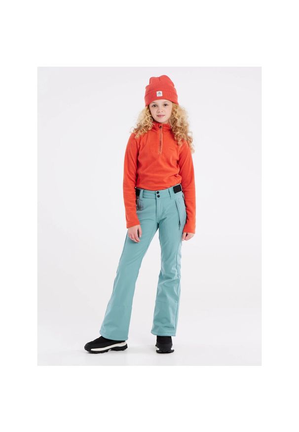 Dziewczęce spodnie narciarskie Protest Lole Softshell. Kolor: zielony. Materiał: softshell. Sezon: zima. Sport: narciarstwo