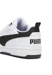 Puma - Sneakersy Rebound V6 Low PUMA White Black transparent. Kolor: czarny, biały, wielokolorowy. Sport: turystyka piesza, koszykówka