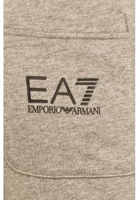 EA7 Emporio Armani Spodnie 8NPPC1.PJ05Z męskie kolor szary z nadrukiem. Kolor: szary. Wzór: nadruk #3