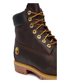 Timberland Trapery Premium 6-Inch Waterproof TB0A2P6WEXU1 Brązowy. Kolor: brązowy. Materiał: skóra #4