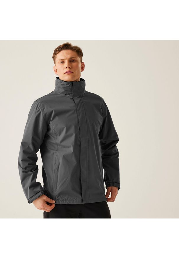 Regatta - Kurtka robocza męska Ardmore. Kolor: szary, brązowy, wielokolorowy. Sezon: zima. Sport: turystyka piesza