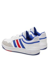 Adidas - adidas Sneakersy Hoops 3.0 IH0335 Biały. Kolor: biały. Materiał: skóra