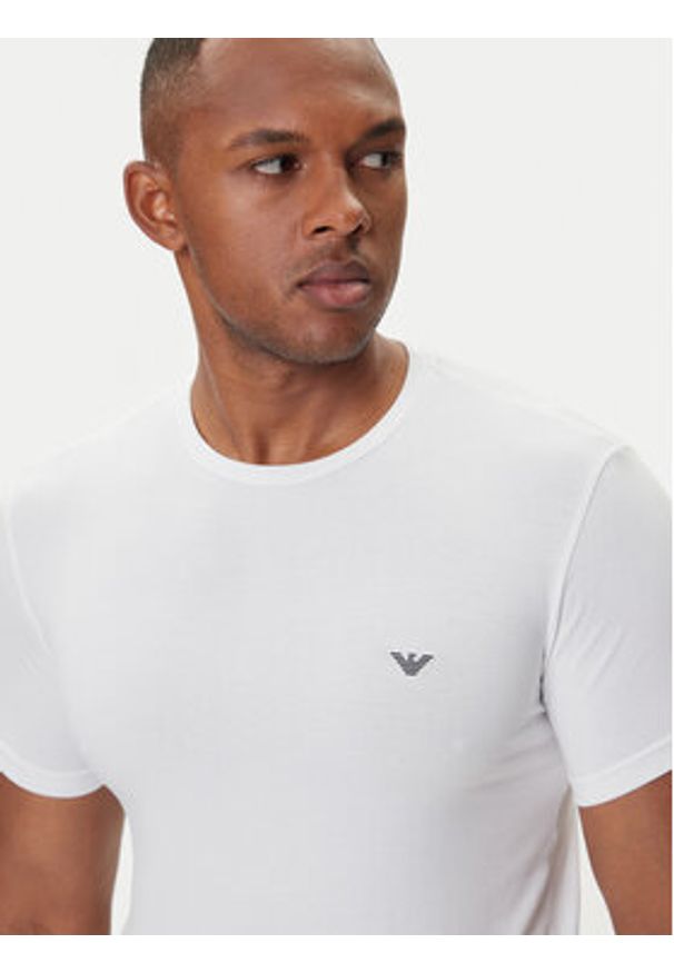 Emporio Armani Underwear T-Shirt EM000379 AF14133 U0002 Biały Fitted Fit. Kolor: biały. Materiał: bawełna