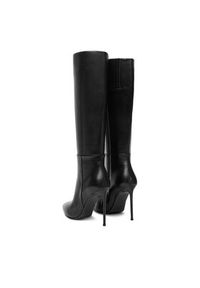 Eva Minge Kozaki EO-EDITH-E234-03B Czarny. Kolor: czarny. Materiał: skóra #8