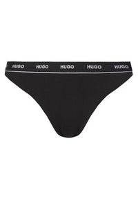 Hugo - HUGO Komplet 3 par stringów 50480150 Kolorowy. Materiał: bawełna. Wzór: kolorowy #6
