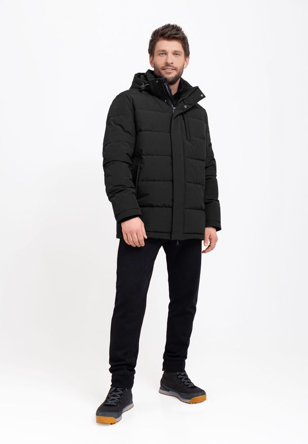 Volcano - Pikowana kurtka zimowa J-GILBERT. Materiał: materiał, puch, polar. Sezon: zima