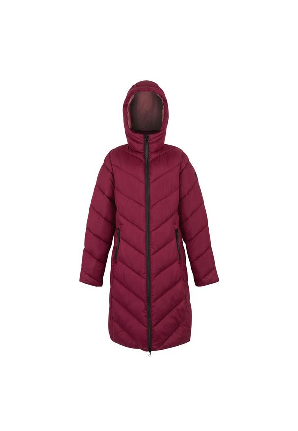 Regatta - Kurtka Ocieplana Damska Anita. Kolor: czerwony. Materiał: puch. Sport: turystyka piesza