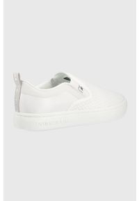 Calvin Klein Jeans tenisówki YW0YW00500.YAF damskie kolor biały. Nosek buta: okrągły. Kolor: biały. Materiał: materiał, włókno, guma #2