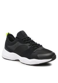 Calvin Klein Jeans Sneakersy Retro Tennis Sock YM0YM00590 Czarny. Kolor: czarny. Materiał: materiał #4
