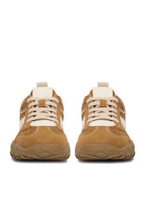 Jenny - JENNY Sneakersy CEO-YB24D063-1 Brązowy. Kolor: brązowy. Materiał: materiał, syntetyk