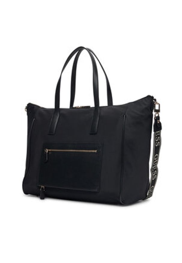 Guess Torebka TWNN96 76017 Czarny. Kolor: czarny. Materiał: skórzane