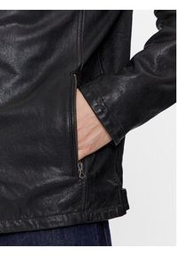 Pepe Jeans Kurtka skórzana Vonn PM402878 Czarny Regular Fit. Kolor: czarny. Materiał: skóra #4