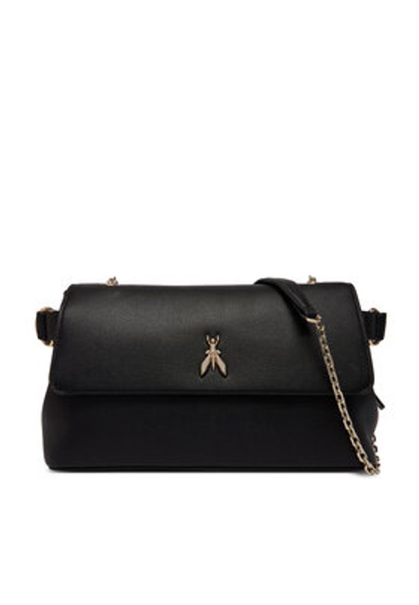 Patrizia Pepe Torebka 8B0306/L162-K103 Czarny. Kolor: czarny. Materiał: skórzane