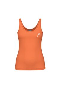 Damski tank top Head Spirit II. Kolor: pomarańczowy. Sport: tenis