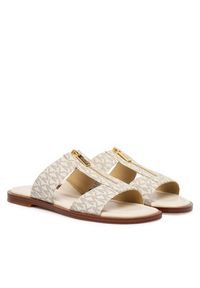 MICHAEL Michael Kors Klapki Berkley Flat 40S6BRFS1B Écru. Materiał: skóra #6