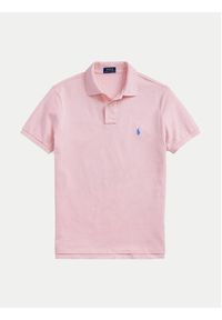 Polo Ralph Lauren Polo Core Replen 710782592 Różowy Custom Slim Fit. Typ kołnierza: polo. Kolor: różowy. Materiał: bawełna #5