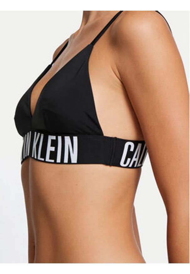 Calvin Klein Swimwear Góra od bikini LV00Q61163 Czarny. Kolor: czarny. Materiał: syntetyk