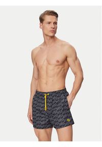 Guess Szorty kąpielowe F6GT12 WG2A2 Czarny Regular Fit. Kolor: czarny. Materiał: syntetyk #4