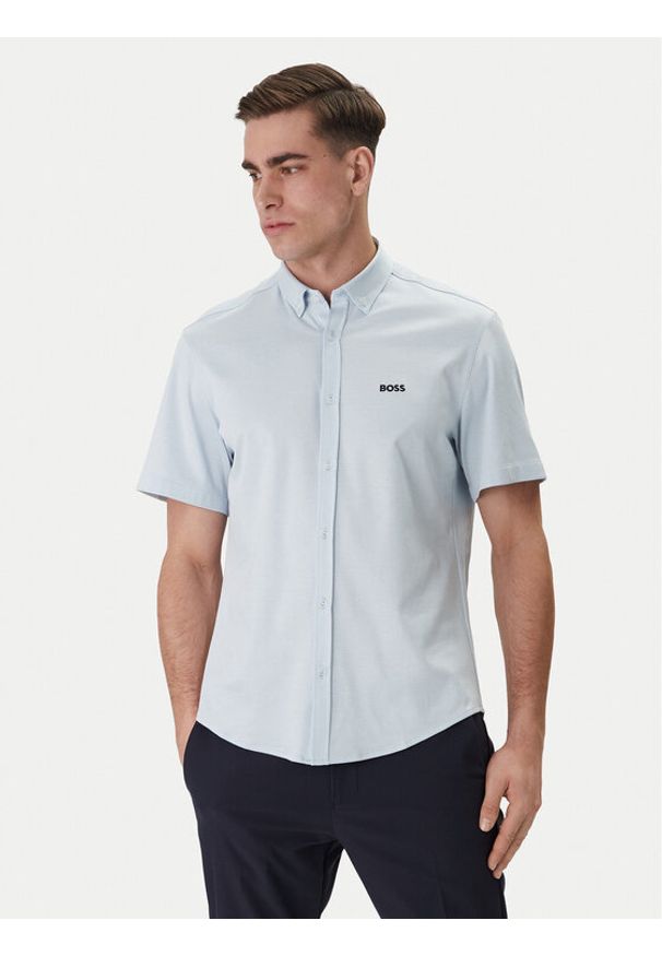 BOSS Koszula ST Motion 50555951 Niebieski Regular Fit. Kolor: niebieski. Materiał: bawełna