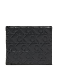 Calvin Klein Duży Portfel Męski Logo Print Bifold Id K50K511435 Czarny. Kolor: czarny. Materiał: skóra. Wzór: nadruk #1